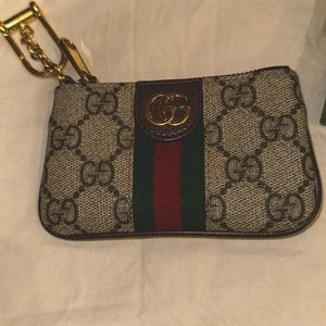 GUCCI OPHIDIA KEY CASE **AUTHENTIC**